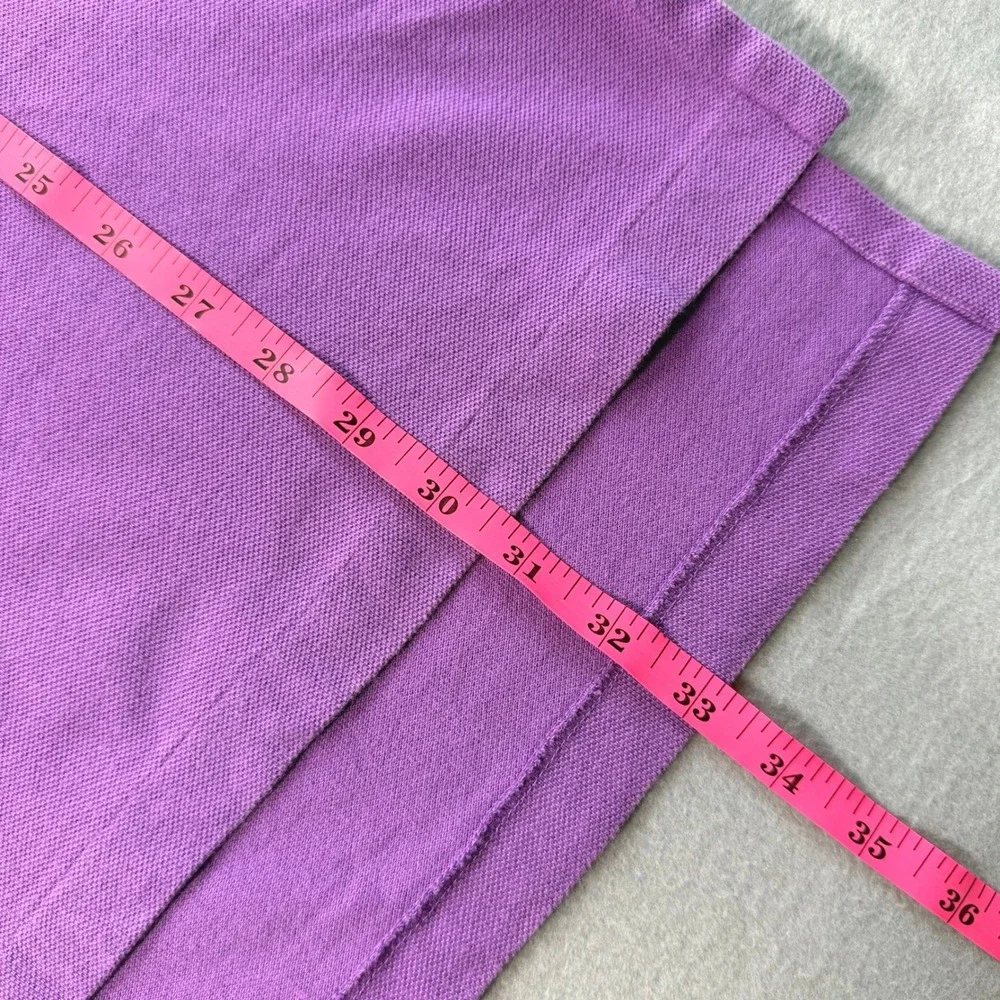 Mens Polo Ralph Lauren Purple Polo Shirt Sz XL Short Sleeve Pique Pony